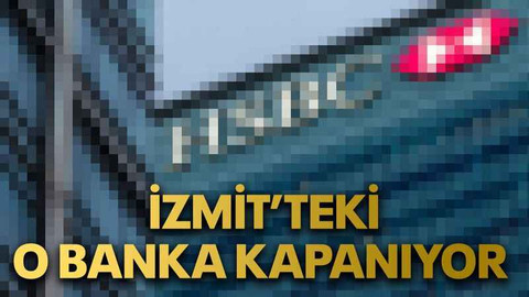 İzmit’teki o banka kapanıyor!